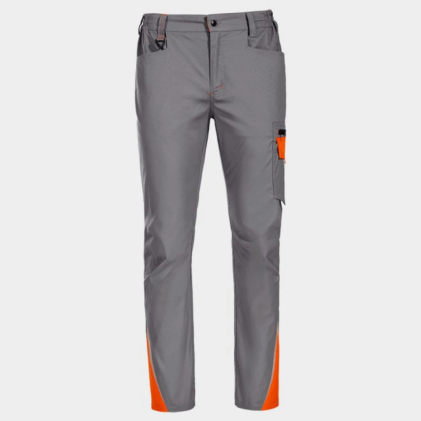 Pantaloni de lucru PRISMA LIGHT STRETCH GRI/PORTOCALIU / Stenso / Pantaloni, salopete, colanți