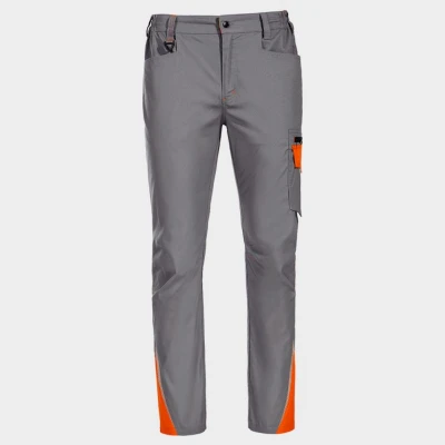 Pantaloni de lucru PRISMA LIGHT STRETCH GRI/PORTOCALIU / Stenso / Pantaloni, salopete, colanți