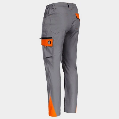 Pantaloni de lucru PRISMA LIGHT STRETCH GRI/PORTOCALIU / Stenso / Pantaloni, salopete, colanți