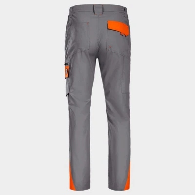 Pantaloni de lucru PRISMA LIGHT STRETCH GRI/PORTOCALIU / Stenso / Pantaloni, salopete, colanți