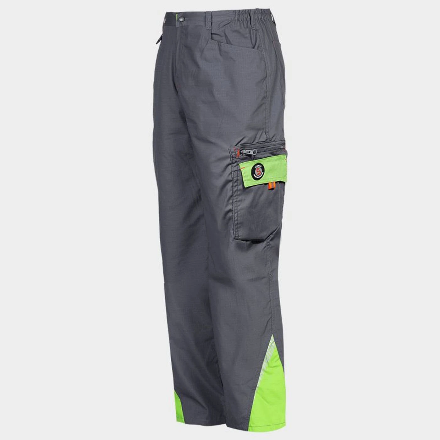 Pantaloni de lucru PRISMA LIGHT STRETCH GRI/VERDE / Stenso / Pantaloni, salopete, colanți