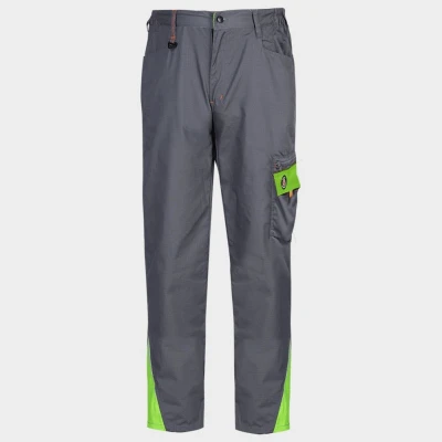 Pantaloni de lucru PRISMA LIGHT STRETCH GRI/VERDE / Stenso / Pantaloni, salopete, colanți