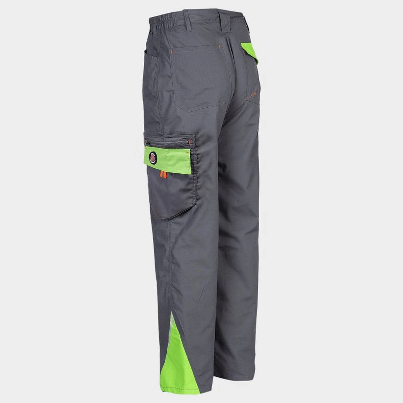 Pantaloni de lucru PRISMA LIGHT STRETCH GRI/VERDE / Stenso / Pantaloni, salopete, colanți