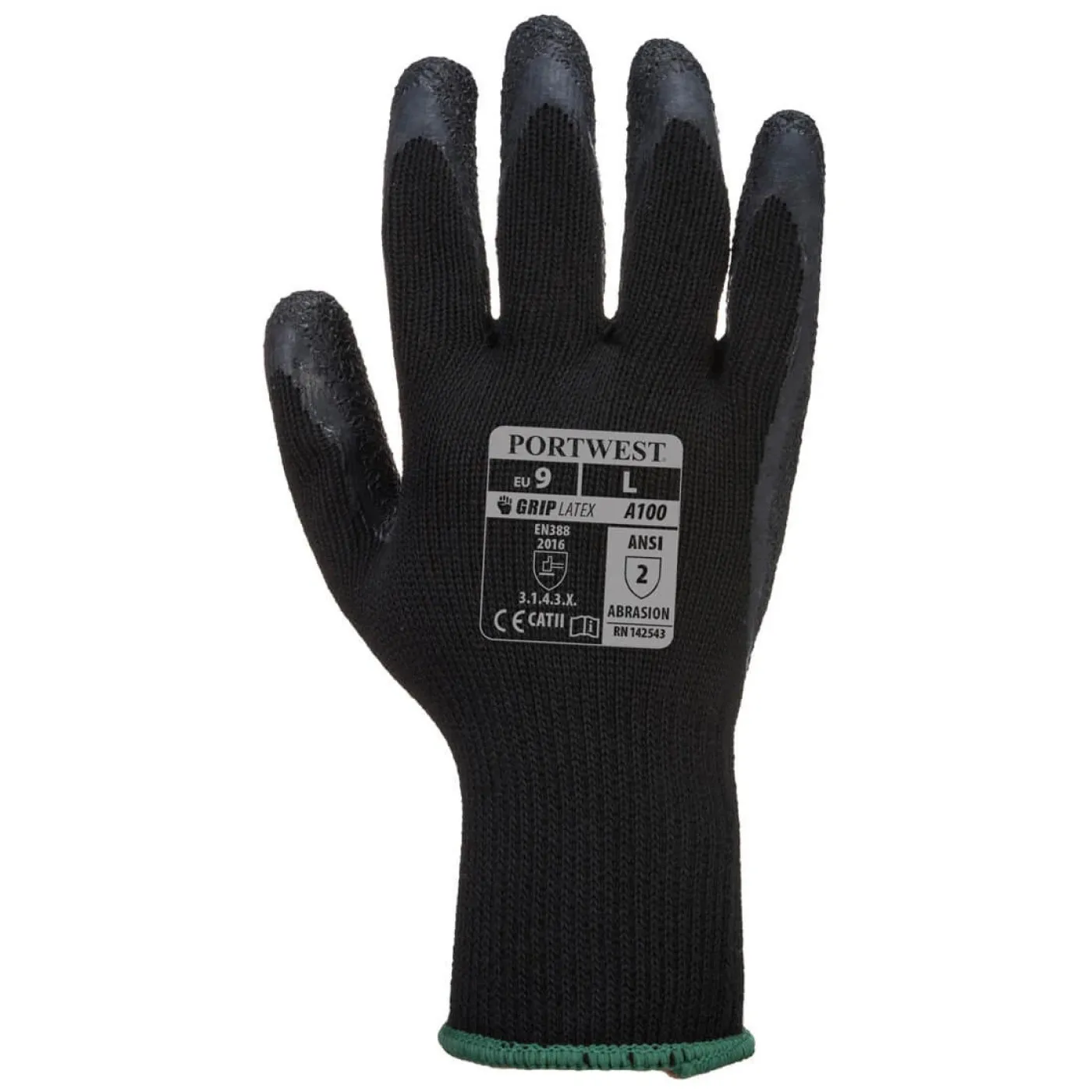 A100 - Mănuși Grip / Portwest / Mănuși de protecție din material textil impregnate