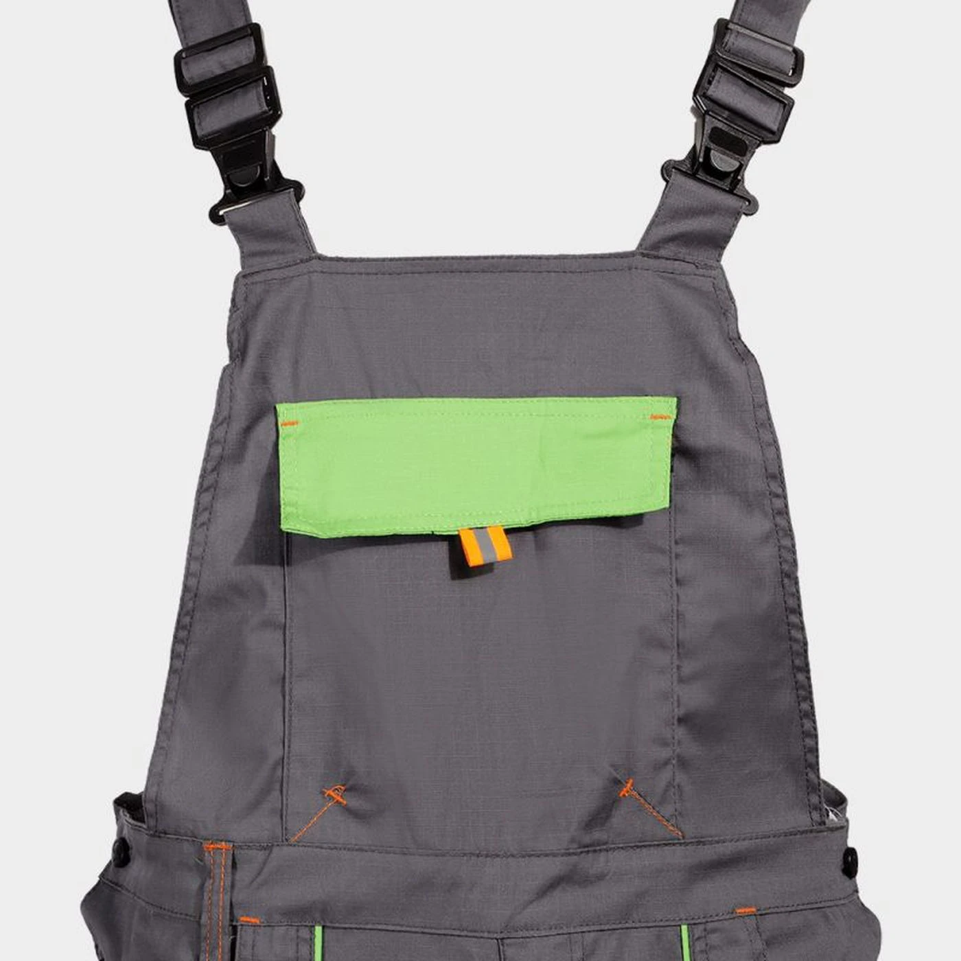 Salopetă de lucru PRISMA LIGHT STRETCH GRI/VERDE / Stenso / Pantaloni, salopete, colanți