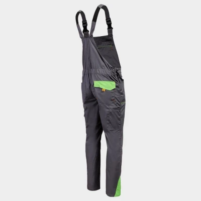 Salopetă de lucru PRISMA LIGHT STRETCH GRI/VERDE / Stenso / Pantaloni, salopete, colanți