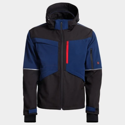 Jachetă softshell PRISMA SOFTSHELL 2.0 ALBASTRU NEGRU/ÎNCHIS / Stenso / Jachete și geci