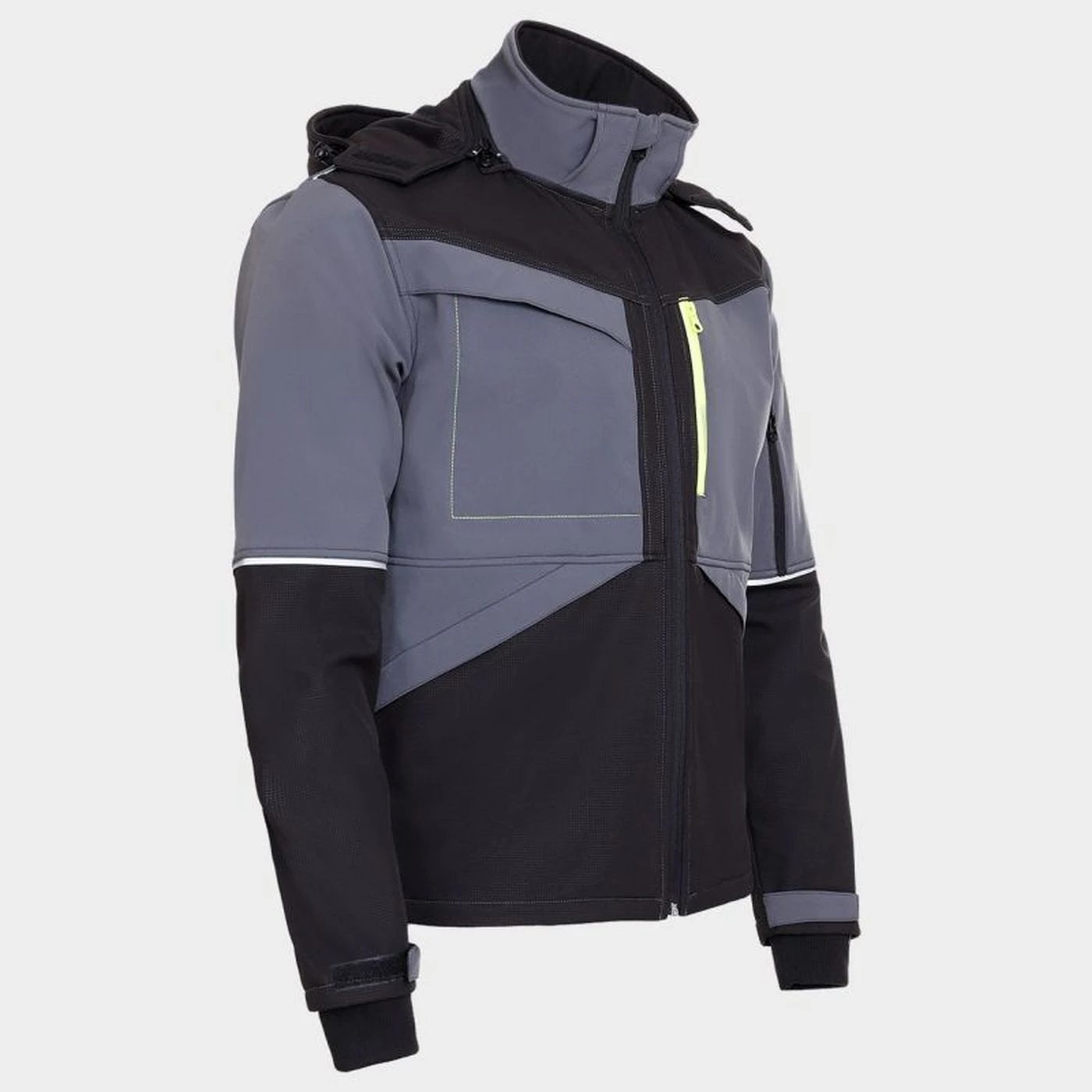 Jachetă softshell PRISMA SOFTSHELL 2.0 NEGRU/GRI / Stenso / Jachete și geci