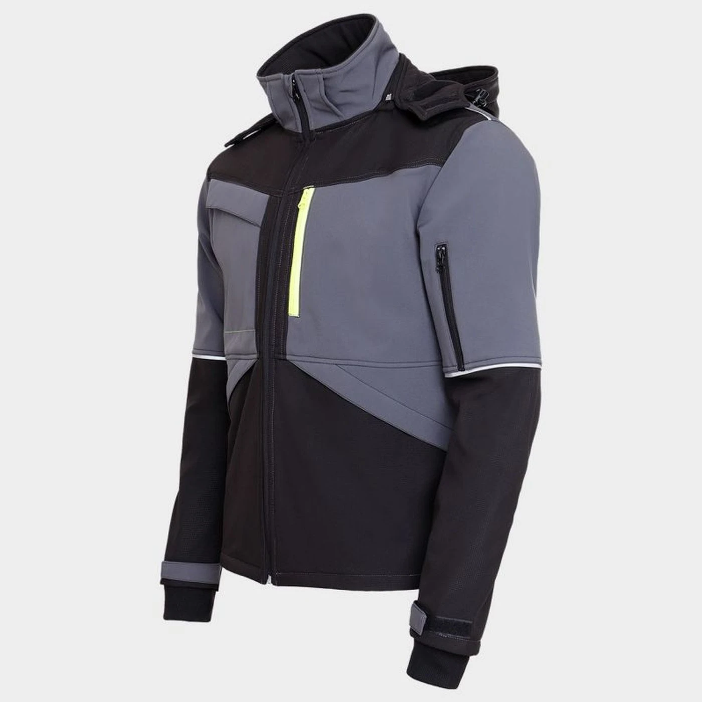 Jachetă softshell PRISMA SOFTSHELL 2.0 NEGRU/GRI / Stenso / Jachete și geci