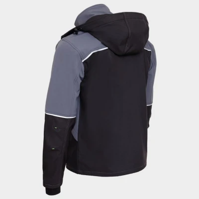 Jachetă softshell PRISMA SOFTSHELL 2.0 NEGRU/GRI / Stenso / Jachete și geci