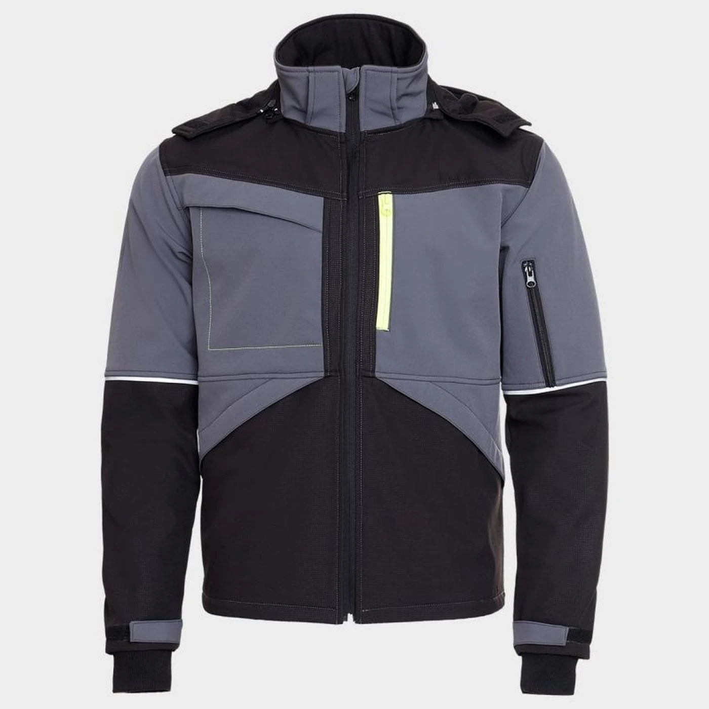 Jachetă softshell PRISMA SOFTSHELL 2.0 NEGRU/GRI / Stenso / Jachete și geci