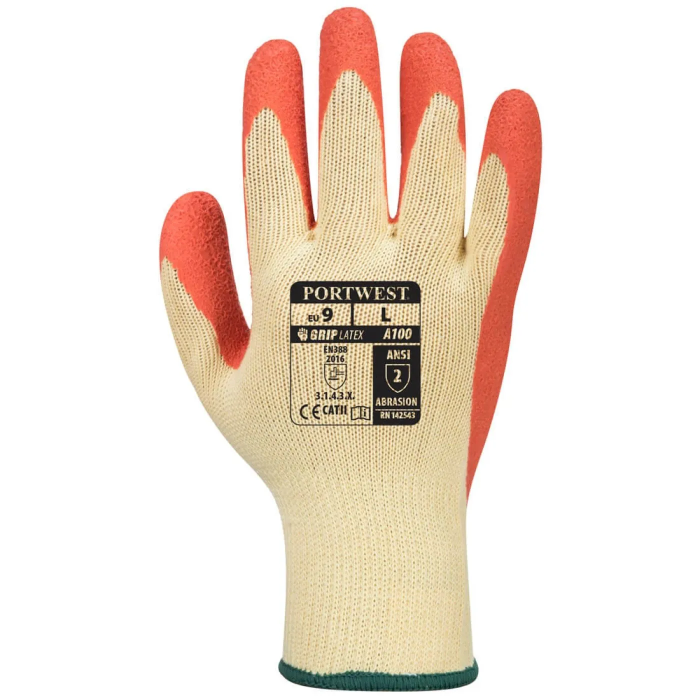 A100 - Mănuși Grip / Portwest / Mănuși de protecție din material textil impregnate