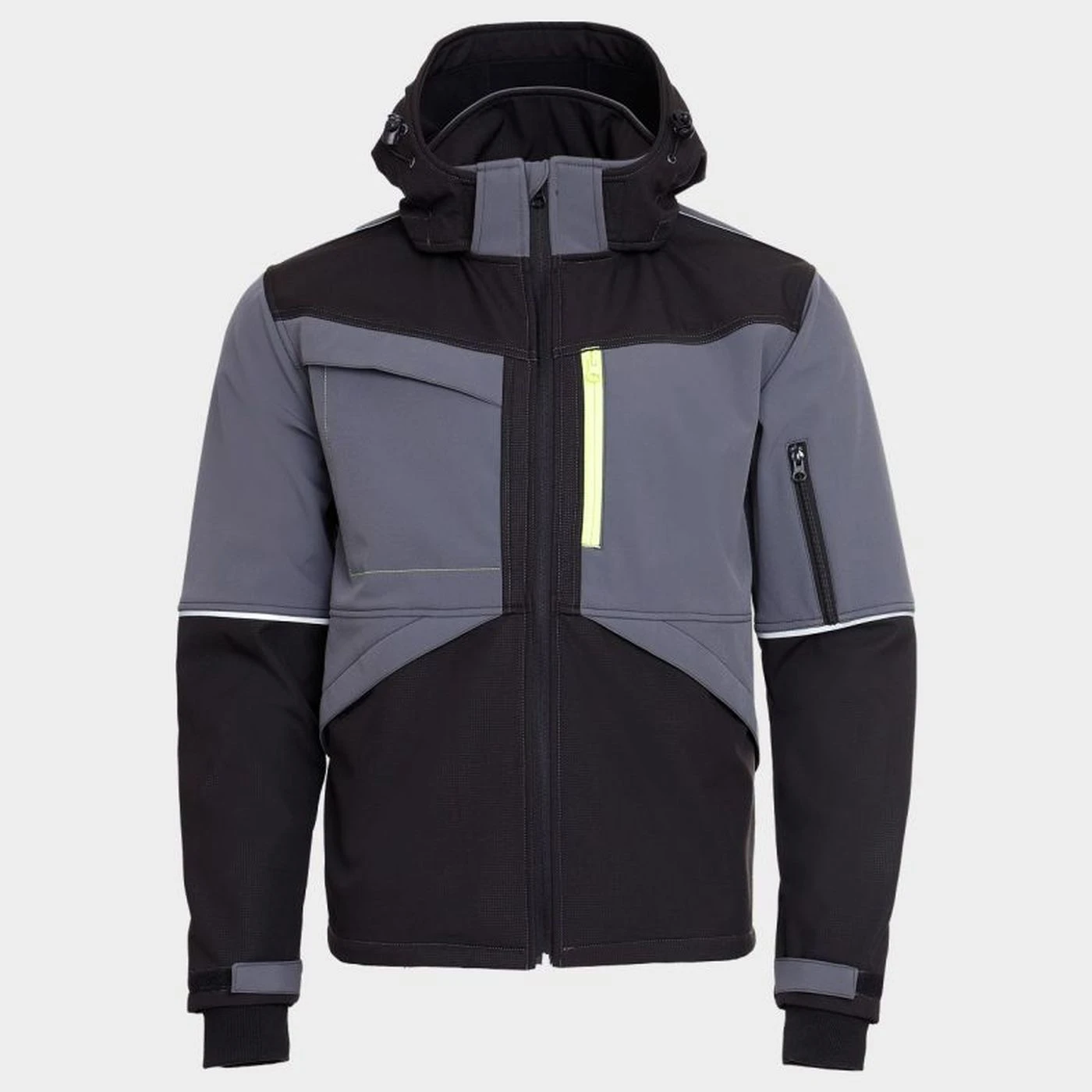 Jachetă softshell PRISMA SOFTSHELL 2.0 NEGRU/GRI / Stenso / Jachete și geci