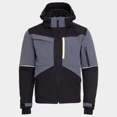 Jachetă softshell PRISMA SOFTSHELL 2.0 NEGRU/GRI / Stenso / Jachete și geci