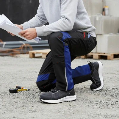 Pantaloni de lucru PRISMA SOFTSHELL 2.0 ALBASTRU NEGRU/ÎNCHIS / Stenso / Pantaloni, salopete, colanți