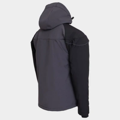 Jachetă softshell PRISMA SOFTSHELL IARNA GRI ÎNCHIS/NEGRU / Stenso / Jachete și geci