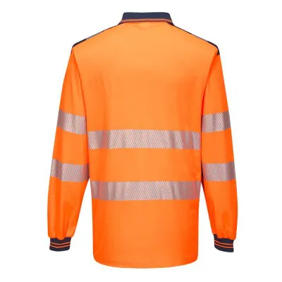 T184 - Tricou Polo PW3 Hi-Vis L/S / Portwest / Tricouri, bluze, cămăși