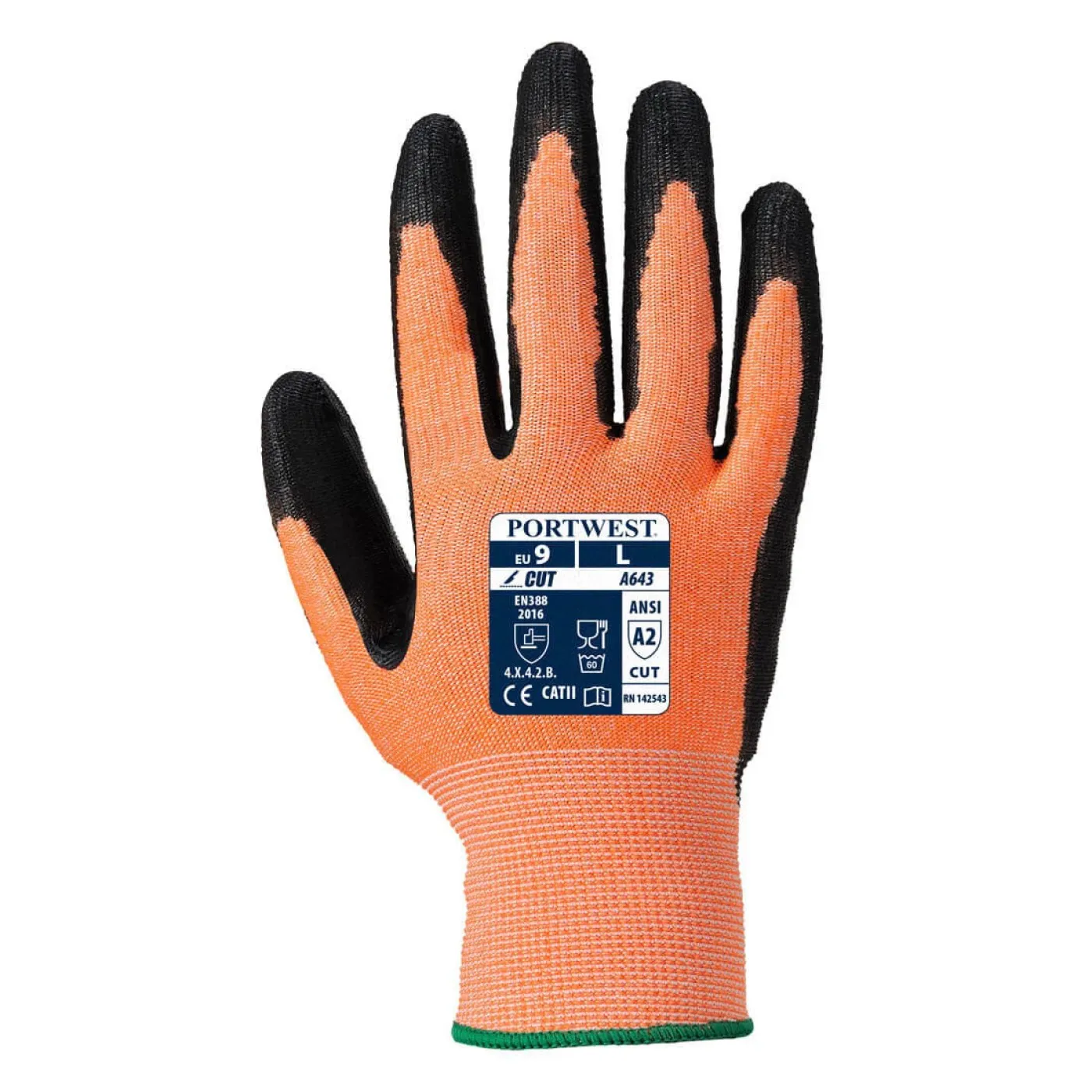 A643 - Mănuși Amber Cut Nitrile Foam / Portwest / Mănuși de protecție din material textil impregnate