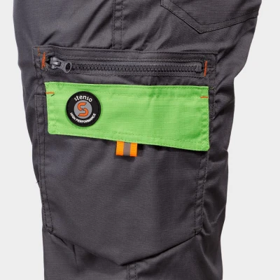 Pantaloni scurți de lucru PRISMA LIGHT STRETCH GRI DESCHIS / Stenso / Pantaloni scurți de lucru