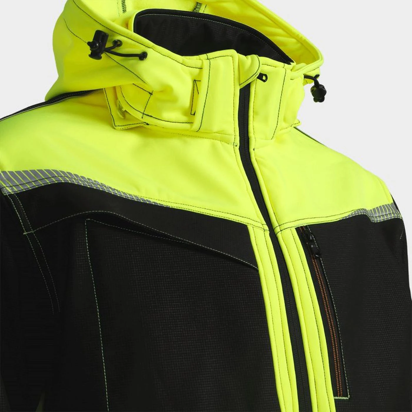 Jachetă softshell PRISMA 2.0 HV YELLOW/BLACK / Stenso / Jachete și geci