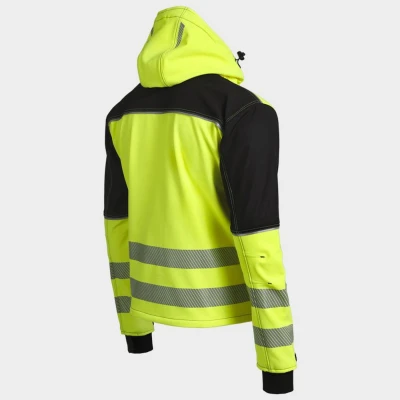 Jachetă softshell PRISMA 2.0 HV YELLOW/BLACK / Stenso / Jachete și geci