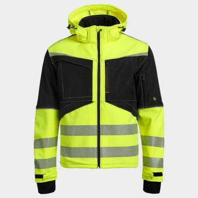Jachetă softshell PRISMA 2.0 HV YELLOW/BLACK / Stenso / Jachete și geci