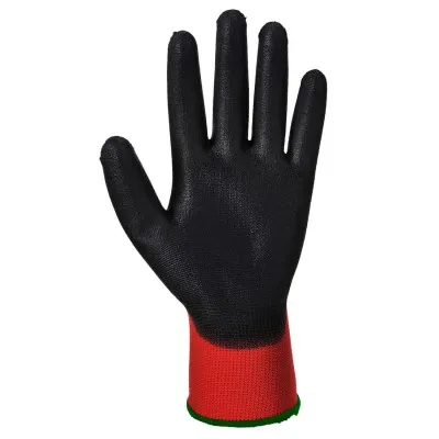A641 - Mănuși Red PU / Portwest / Mănuși de protecție din material textil impregnate