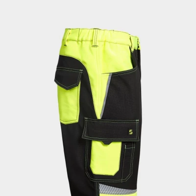 Pantaloni softshell PRISMA 2.0 HV YELLOW/BLACK / Stenso / Pantaloni, salopete, colanți