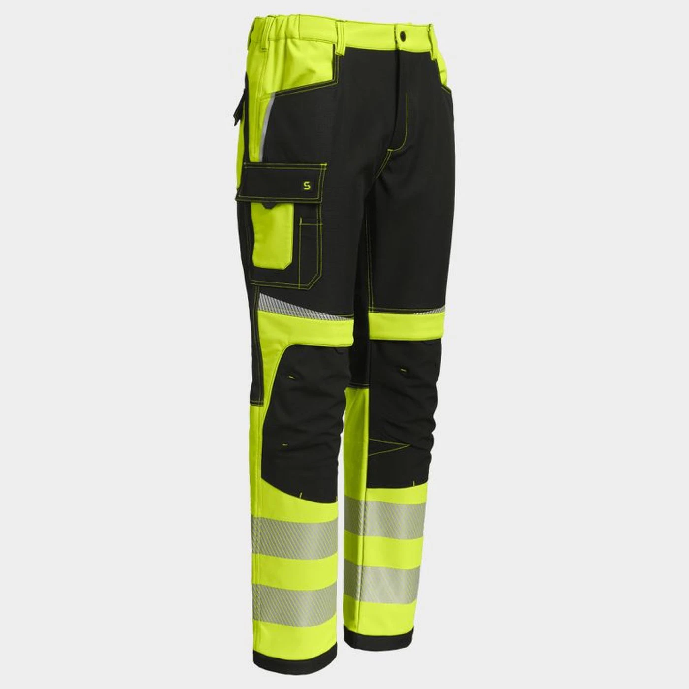 Pantaloni softshell PRISMA 2.0 HV YELLOW/BLACK / Stenso / Pantaloni, salopete, colanți