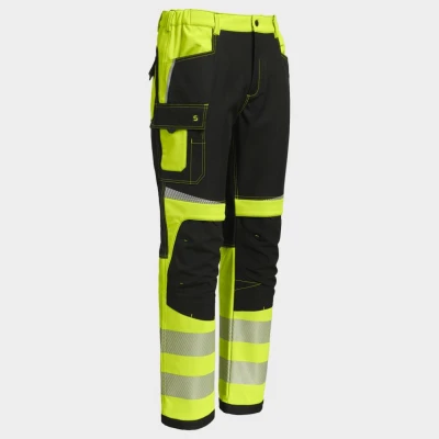 Pantaloni softshell PRISMA 2.0 HV YELLOW/BLACK / Stenso / Pantaloni, salopete, colanți
