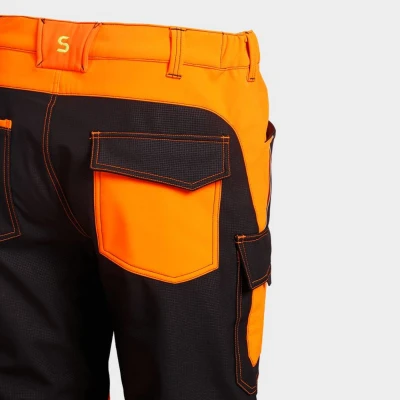 Pantaloni softshell PRISMA 2.0 HV ORANGE/BLACK / Stenso / Pantaloni, salopete, colanți