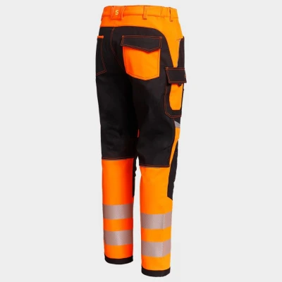 Pantaloni softshell PRISMA 2.0 HV ORANGE/BLACK / Stenso / Pantaloni, salopete, colanți