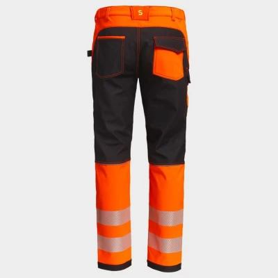 Pantaloni softshell PRISMA 2.0 HV ORANGE/BLACK / Stenso / Pantaloni, salopete, colanți