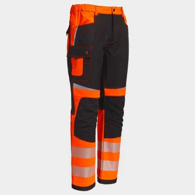 Pantaloni softshell PRISMA 2.0 HV ORANGE/BLACK / Stenso / Pantaloni, salopete, colanți