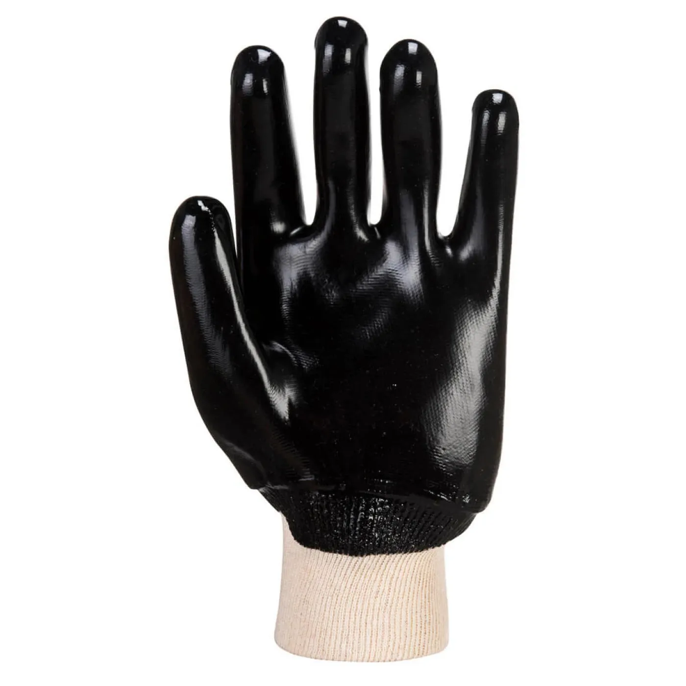 A400 - Mănuși PVC Knitwrist / Portwest / Mănuși de protecție din material textil impregnate