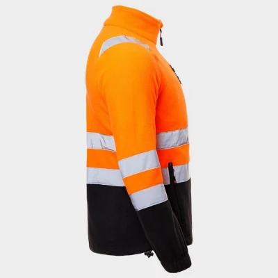 Hanorac reflectorizant PRISMA HV ORANGE FLEECE / Stenso / Hanorace, bluze softshell, polar și fleece
