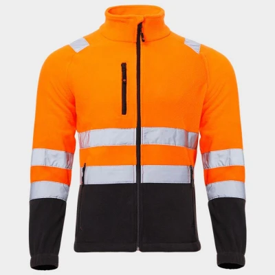 Hanorac reflectorizant PRISMA HV ORANGE FLEECE / Stenso / Hanorace, bluze softshell, polar și fleece