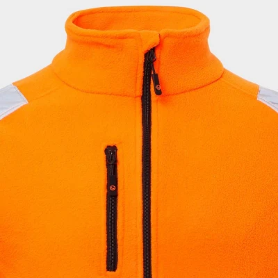 Hanorac reflectorizant PRISMA HV ORANGE FLEECE / Stenso / Hanorace, bluze softshell, polar și fleece