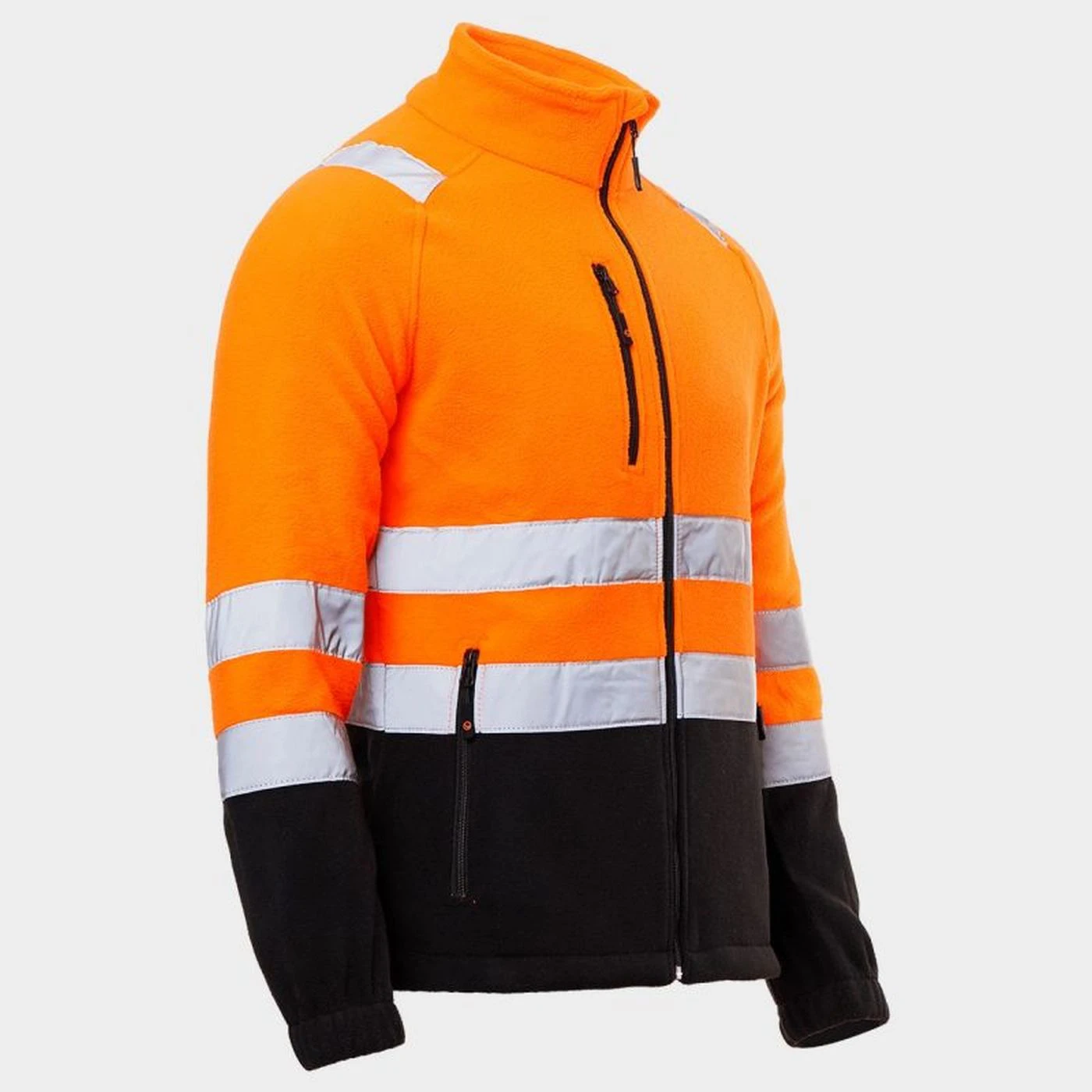 Hanorac reflectorizant PRISMA HV ORANGE FLEECE / Stenso / Hanorace, bluze softshell, polar și fleece