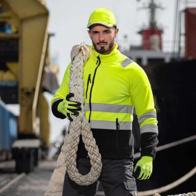 Hanorac reflectorizant PRISMA HV ORANGE FLEECE / Stenso / Hanorace, bluze softshell, polar și fleece