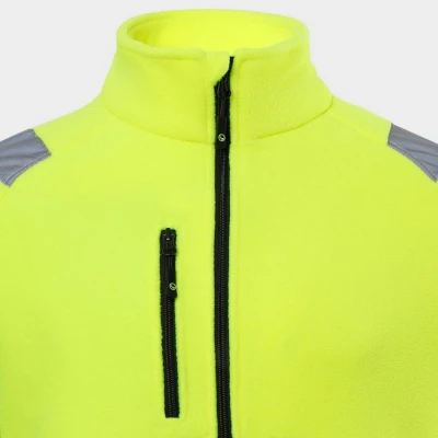 Hanorac reflectorizant PRISMA HV YELLOW FLEECE / Stenso / Hanorace, bluze softshell, polar și fleece