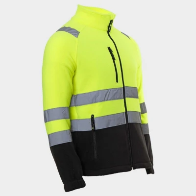 Hanorac reflectorizant PRISMA HV YELLOW FLEECE / Stenso / Hanorace, bluze softshell, polar și fleece