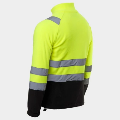 Hanorac reflectorizant PRISMA HV YELLOW FLEECE / Stenso / Hanorace, bluze softshell, polar și fleece