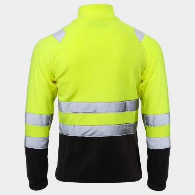 Hanorac reflectorizant PRISMA HV YELLOW FLEECE / Stenso / Hanorace, bluze softshell, polar și fleece