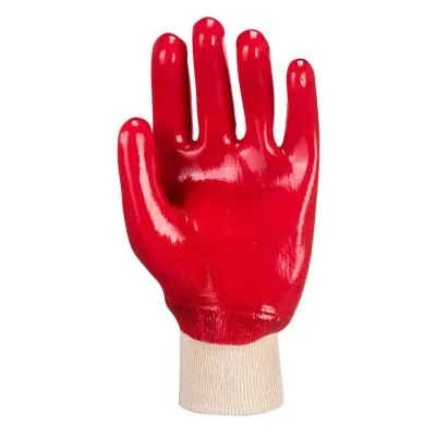 A400 - Mănuși PVC Knitwrist / Portwest / Mănuși de protecție din material textil impregnate