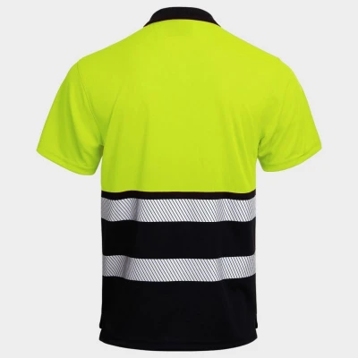 Tricou polo tricou reflectorizant PRISMA HV GALBEN/NEGRU / Stenso / Tricouri, bluze, cămăși