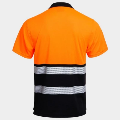 Tricou polo tricou reflectorizant PRISMA HV PORTOCALIU/NEGRU / Stenso / Tricouri, bluze, cămăși