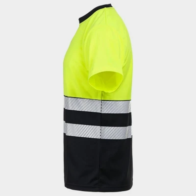 Tricou reflectorizant PRISMA HV GALBEN/NEGRU / Stenso / Tricouri, bluze, cămăși