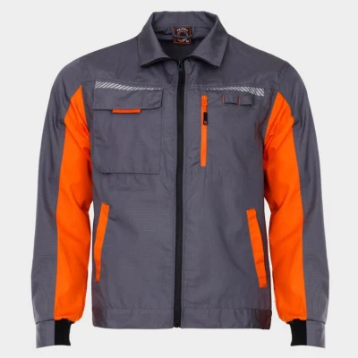 Jachetă de lucru PRISMA VARĂ GRI/PORTOCALIU / Stenso / Jachete și geci