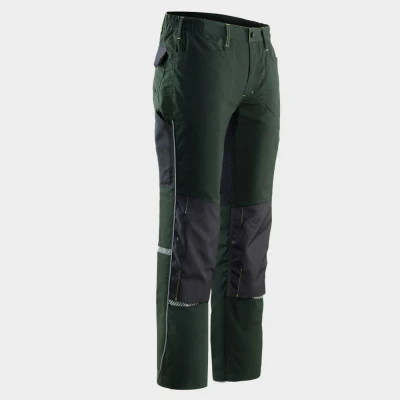 Pantaloni de lucru PRISMA VERDE/NEGRU / Stenso / Pantaloni, salopete, colanți